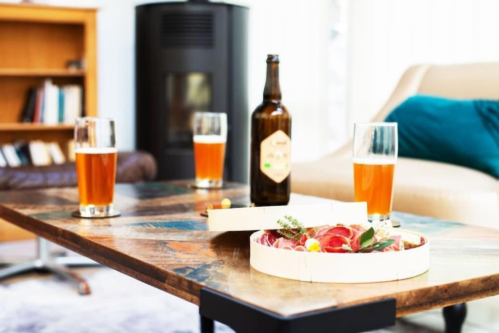 La Coquette ! Maison Au Coeur De La Bresse Avec Veranda Barbecue Garage Baby-Foot Et Barre De Son Dış mekan fotoğraf